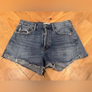 Agolde Parker Blue Jean Shorts